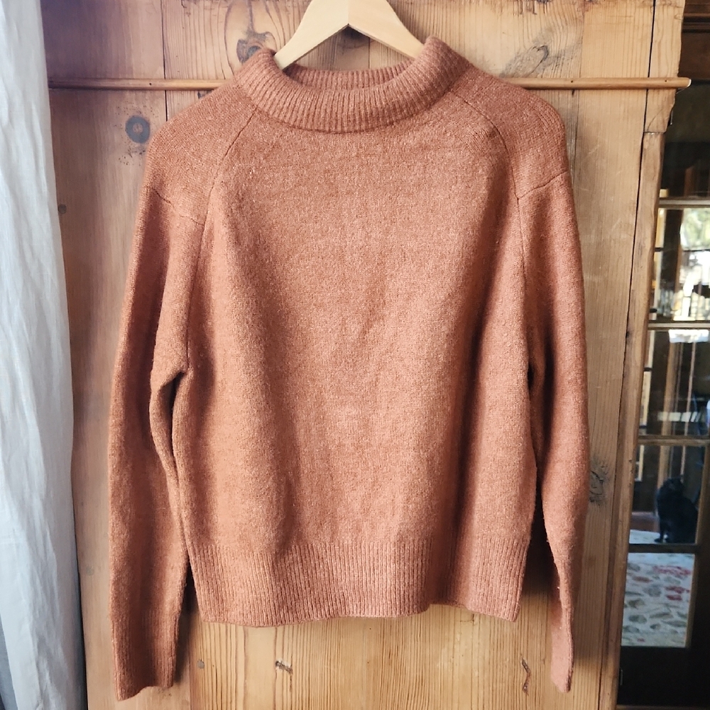 Grade & Gather Brown Women's Turtleneck Sweater